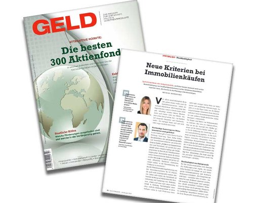 Cover Geld Magazin 08 2021